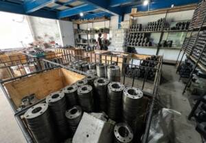 Các điểm kết nối mặt bích trong hệ thống dẫn lưu chất