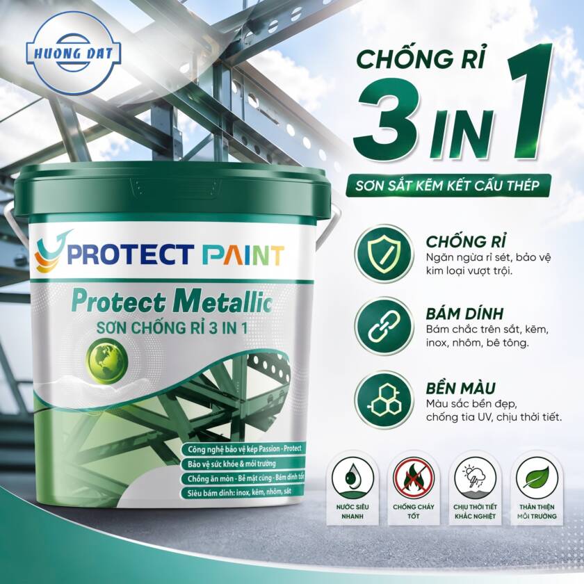 Sơn chống rỉ PROTECT PAINT 3 in 1