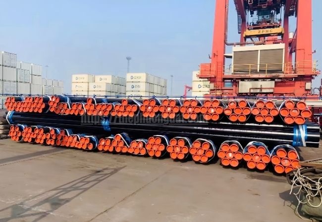 Giải Pháp Vận Chuyển Ống Thép Khổ Dài Siêu Trường Siêu Trọng Cho Công Trình Vùng Xa