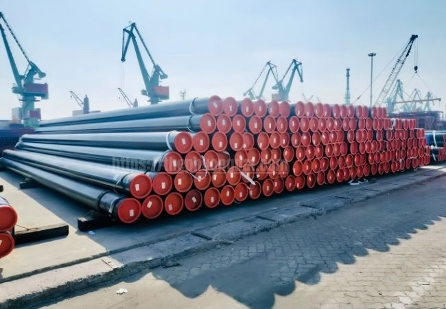Giải Pháp Vận Chuyển Ống Thép Khổ Dài Siêu Trường Siêu Trọng Cho Công Trình Vùng Xa